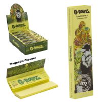 MORTALHAS G-ROLLZ AMSTERDAM BAMBOO UNBLEACHED 50 PAPERS + FILTROS