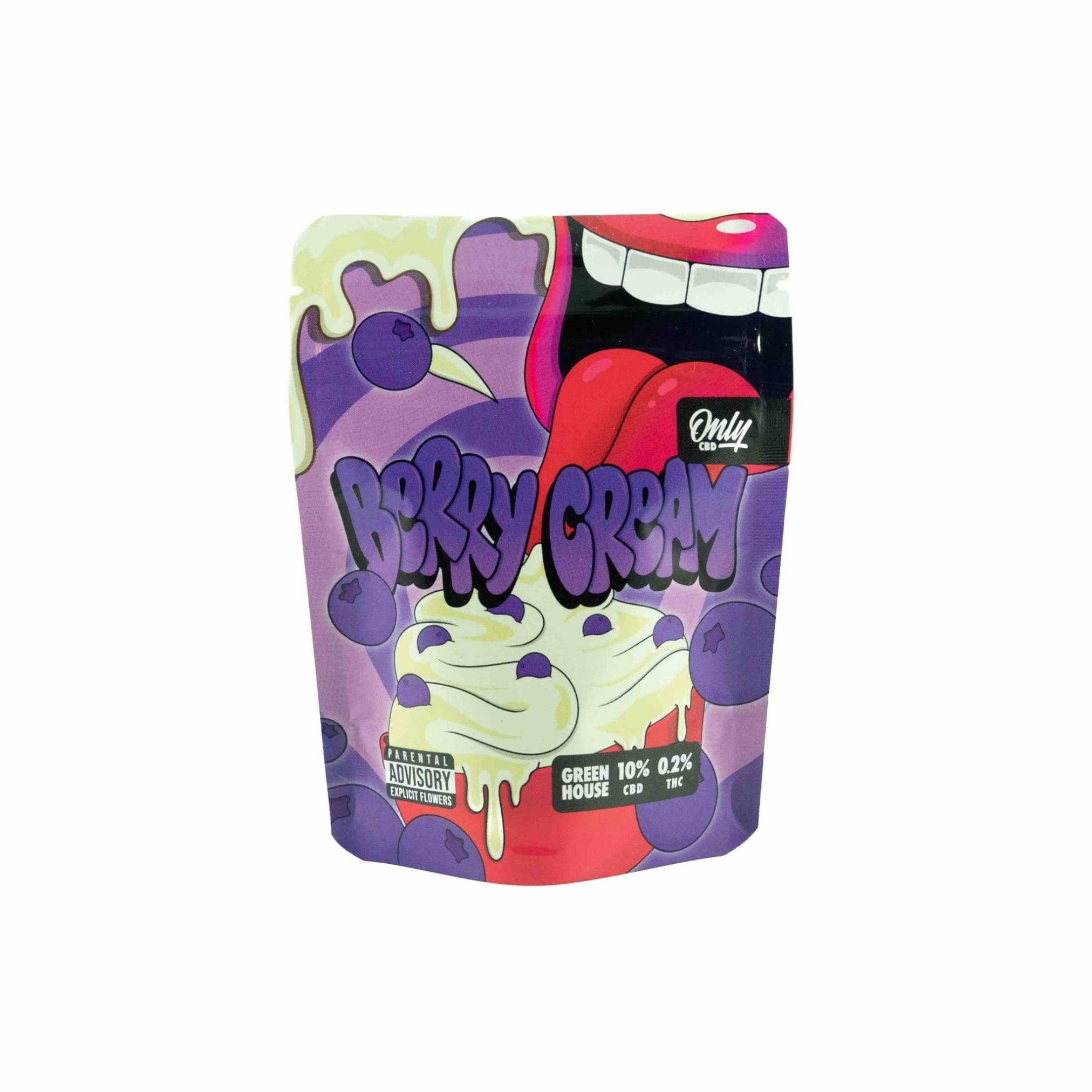 ONLYCBD - FLOR DE CÂNHAMO - BERRY CREAM
