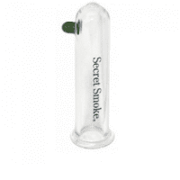 TUBO DE EXTRAÇÃO BHO EM VIDRO SECRET SMOKE (10.5CM)