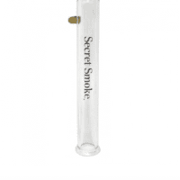 TUBO DE EXTRAÇÃO BHO EM VIDRO SECRET SMOKE (20CM)