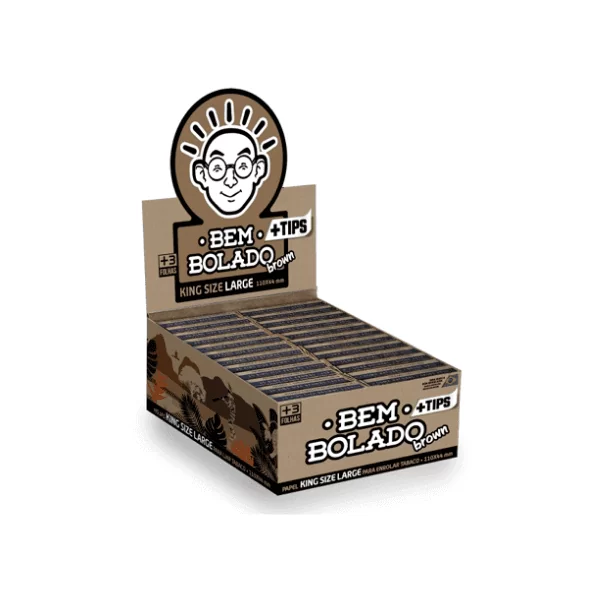 BEM BOLADO - KING SIZE LARGE + TIPS 110X 44 MM | A Loja da Maria