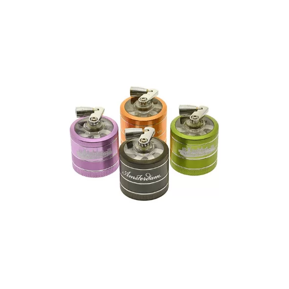 MAGNO MIX - GRINDER 4 PARTES Ø:63MM MANIVELA E JANELA | A Loja da Maria