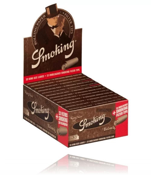 MORTALHAS SMOKING BROWN COM FILTROS KING SIZE | A Loja da Maria
