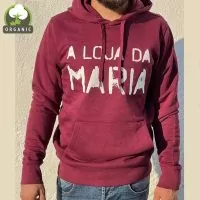 SWEATSHIRT COM CAPUZ BORDEAUX | A Loja da Maria