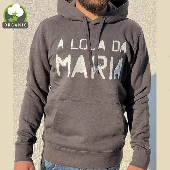 SWEATSHIRT COM CAPUZ CINZA | A Loja da Maria