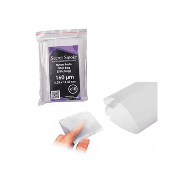 BOLSAS NYLON ROSIN 160µm - SECRET SMOKE | A Loja da Maria