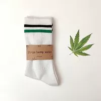 8000 KICKS - STRIPE HEMP SOCKS | A Loja da Maria