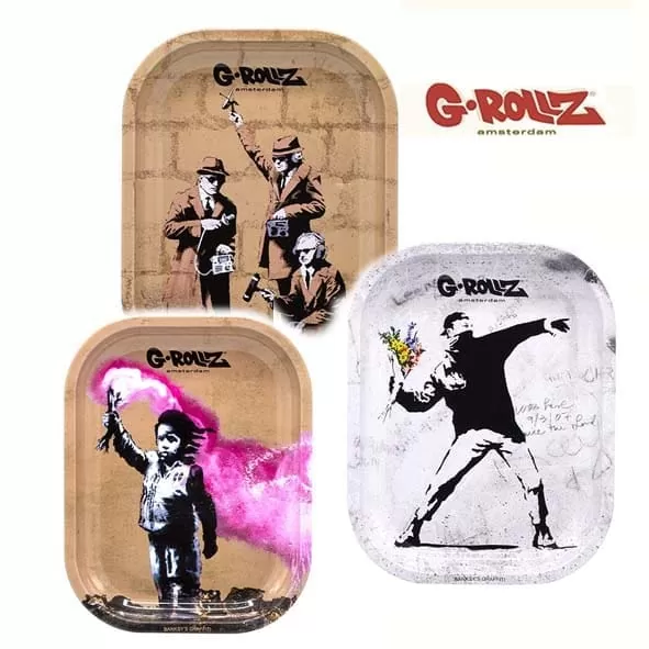 GROLLZ TABULEIRO METAL - BANSKY'S GRAFFITI | A Loja da Maria