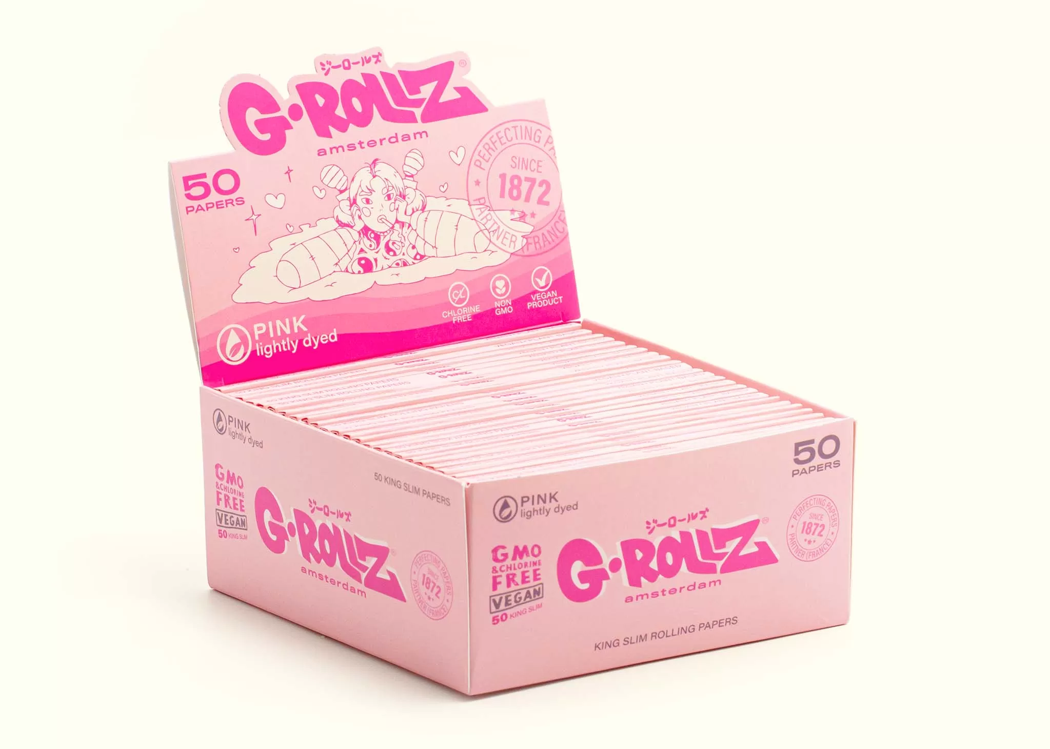 MORTALHAS GROLLZ KINGSIZE SLIM - PINK | A Loja da Maria