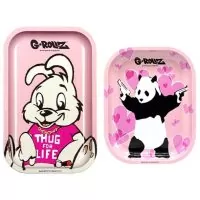 GROLLZ TABULEIRO DE METAL - BANKSY ROSA | A Loja da Maria