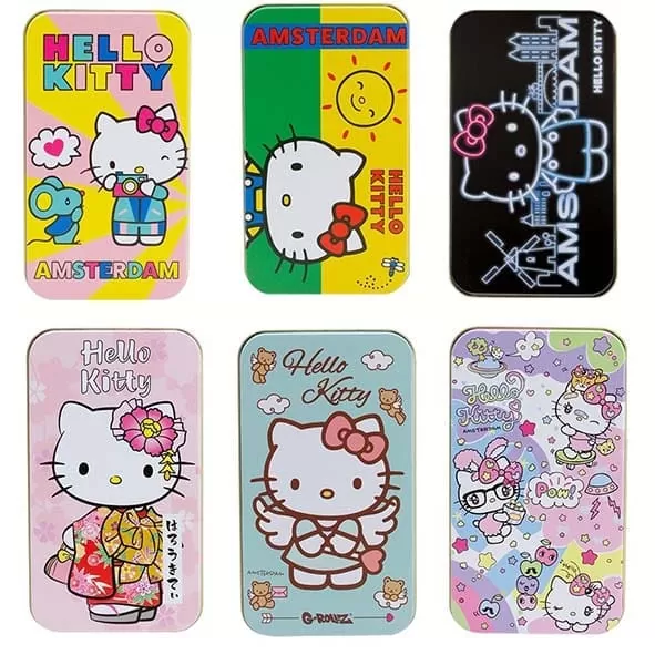 GROLLZ CAIXA DE METAL MEDIUM – HELLO KITTY | A Loja da Maria