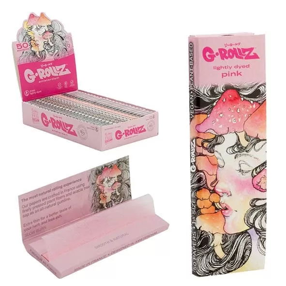 MORTALHAS GROLLZ – PINK 1 1/4 – MUSHROOM | A Loja da Maria
