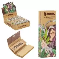 MORTALHAS GROLLZ - UNBLEACHED KS + TIPS - MUSHROOM | A Loja da Maria