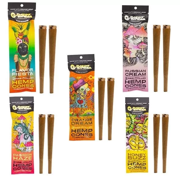 GROLLZ - BLUNTS PRE ENROLADOS DE CÂNHMAO - 2x | A Loja da Maria