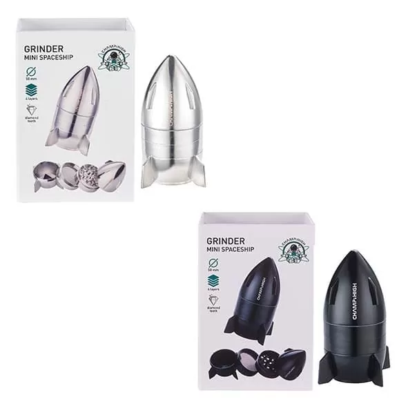 CHAMP HIGH - GRINDER MINI SPACESHIP - 50mm | A Loja da Maria