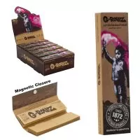MORTALHAS G-ROLLZ KINGSIZE SLIM UNBLEACHED 50 PAPERS + FILTROS