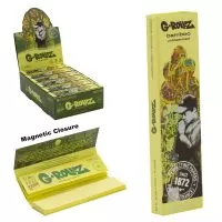 MORTALHAS G-ROLLZ AMSTERDAM BAMBOO UNBLEACHED 50 PAPERS + FILTROS