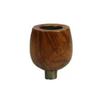 TAÇA DE MADEIRA BRIAR PARA CACHIMBO | A Loja da Maria