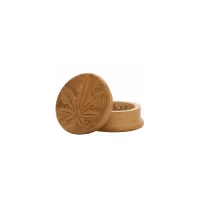 GRINDER MADEIRA GRAVADO FOLHA | A Loja da Maria