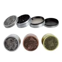 GRINDER METAL – SHROOMS AMSTERDAM – 4 PARTS 50mm | A Loja da Maria