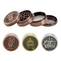 GRINDER METAL - PEACE AMSTERDAM - 4 PARTS 63mm | A Loja da Maria