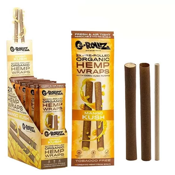 GROLLZ - BLUNTS CÂNHAMO ORGÂNICO - MANGO KUSH | A Loja da Maria