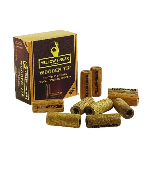 Yellow Finger Wooden Tip Big