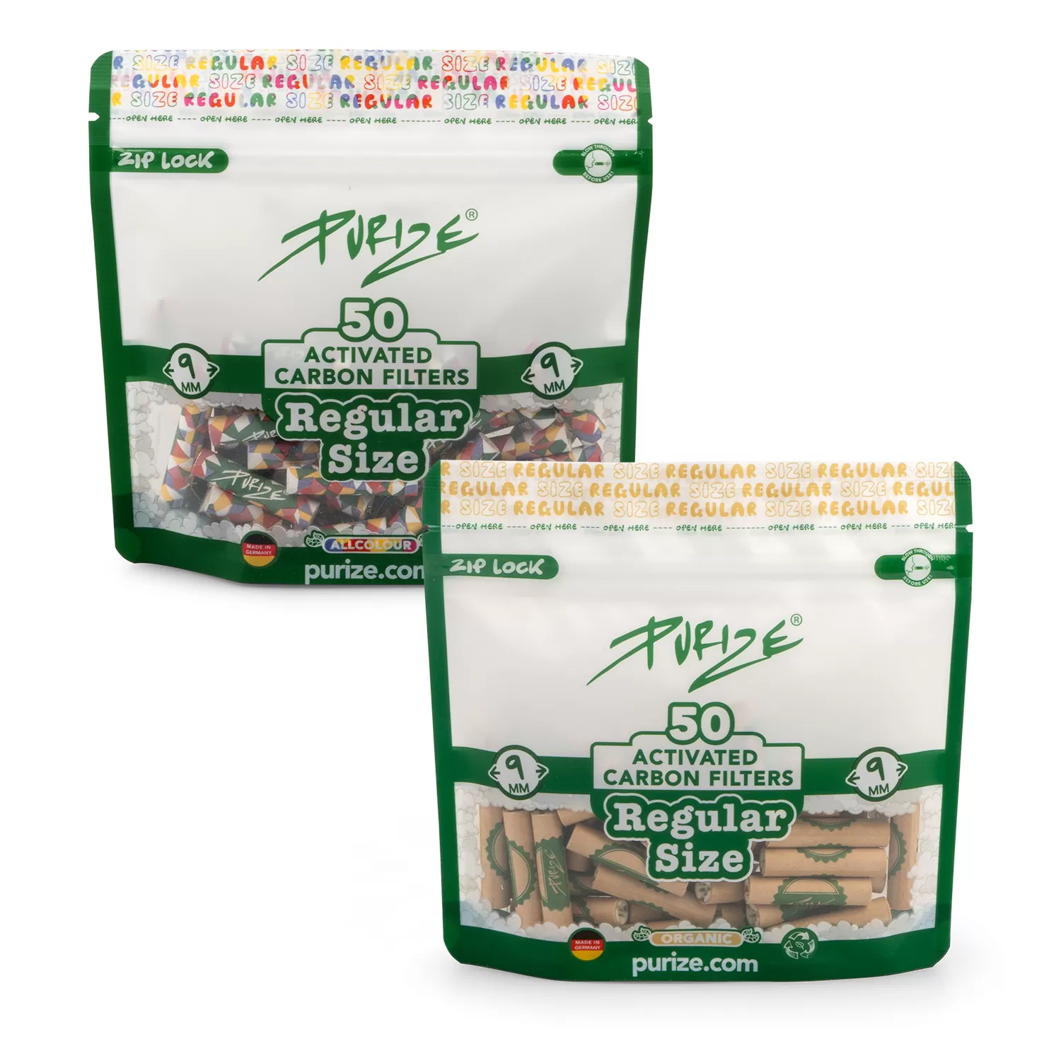 PURIZE - FILTROS REGULAR - 50 UNIDADES | A Loja da Maria