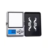 MINI BALANÇA DE BOLSO PRETA - 200g/0,01g - 30838 | A Loja da Maria