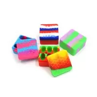 CAIXA DE SILICONE - SQUARE HONEY COMB | A Loja da Maria