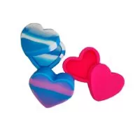 CAIXA DE SILICONE - CORAÇÂO 17ml | A Loja da Maria