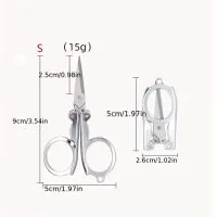 TESOURA DOBRÁVEL - 9cm | A Loja da Maria